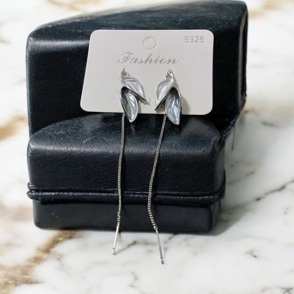 Silver Drop Earrings